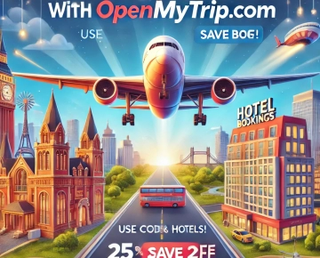Book Flights & Hotels with OpenMyTrip.com